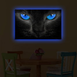 Wallity Lienzo Decorativo Iluminado con LED 45 x 70 cm Multicolor